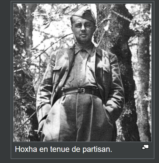 hoxha partisan