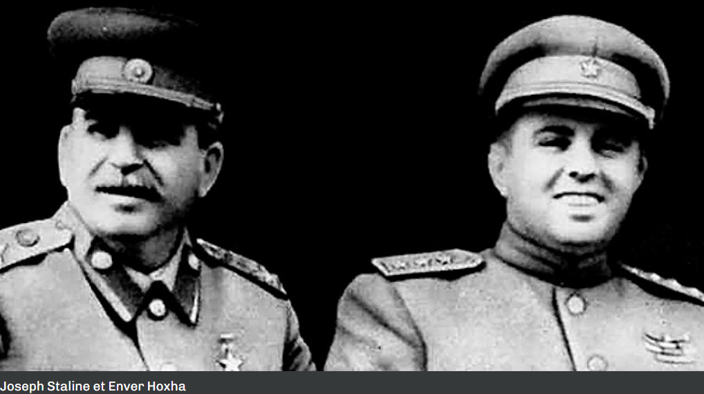 staline et Hoxha